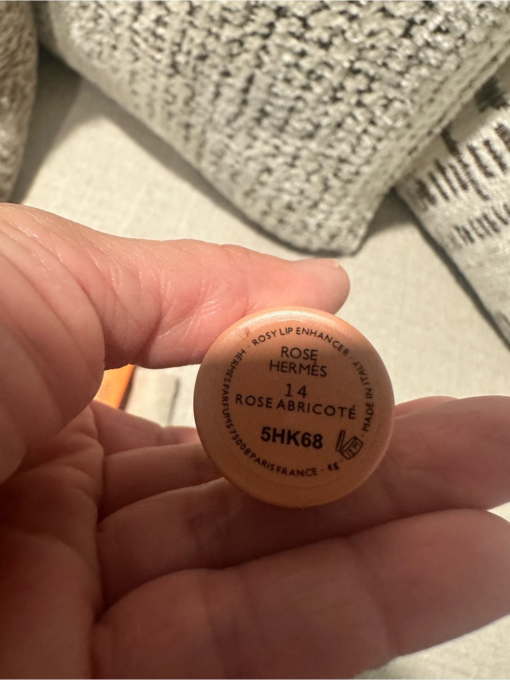 Hermès Rosy Lip Enhancer in shade 14, Rose Abricoté - Picture 7 of 8